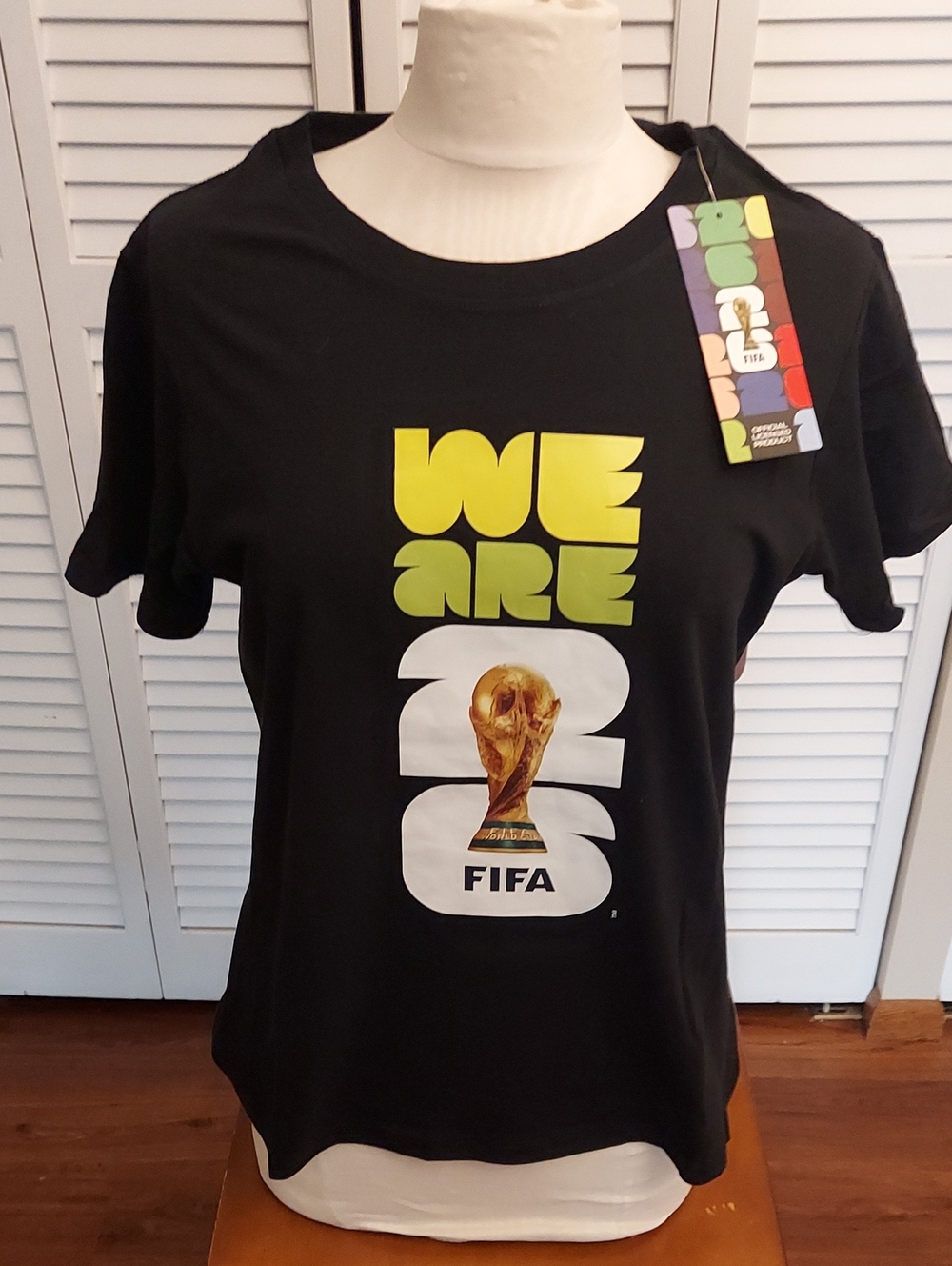 FIFA 'We Are One' Black Tee NWT